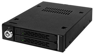 MB992SK-B - ToughArmor 2-Bay 2.5” SATA/SAS HDD & SSD Mobile Rack for External 3.5" Drive Bay