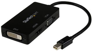 MDP2VGDVHD - 3-in-1 Mini DisplayPort to VGA, DVI or HDMI Converter - Black