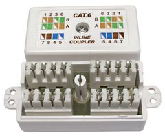 BT-856WHT - Cat6 Inline Coupler - White