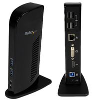 USB3SDOCKHD - Universal USB 3.0 Laptop Docking Station – Dual Video HDMI DVI with Audio, Ethernet