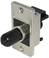 KOTMMPM - Panel Mount Fibre Coupler - Female-Female ST-ST Multi Mode Simplex Black Dustcover