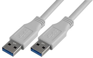 PSG91171 - White 2m USB 3.0 A Male to A Male Lead