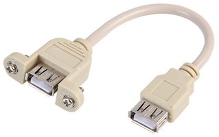 PSG91186 - USB A Socket to USB A Chassis Mount Socket