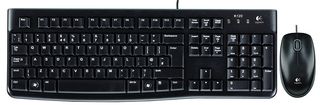 920-002552 - MK120 Keyboard & Mouse Deskset Black