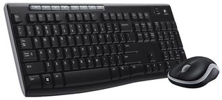 920-004523 - MK270 Keyboard & Mouse Deskset, Black