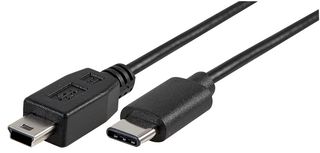 PSG91209 - USB-C Male to USB 5-Pin Mini B Male USB 2.0 Lead, 1m