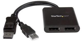 MSTDP122DP - DisplayPort to 2-Port DisplayPort Female Multi-Monitor MST Hub