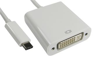 USB3C-DVICAB - USB-C to DVI Adaptor White - Male to Female, 1080p Support