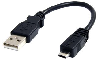 UUSBHAUB6IN - 0.15m USB A Male To Micro B Male Lead