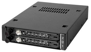 MB492SKL-B - ToughArmor EX 2x 2.5” SATA/SAS HDD & SSD Mobile Rack for External 3.5" Drive Bay with Key