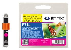 101E007103 - E71M Remanufactured Ink Cartridge, Magenta - Replaces Epson T0713/T0893