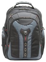 600639 - Pegasus 17" Laptop Backpack, Black/Blue