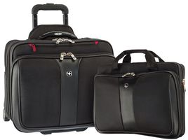 600662 - 2-Piece Business Set - 17" Laptop Roller Case & 15.4" Laptop Case