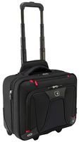 600664 - Transfer 16" Expandable Laptop Roller Case with Tablet Pocket, Black