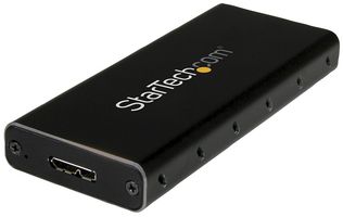 SM21BMU31C3 - M.2 NGFF SATA Enclosure with USB-C Cable, USB 3.1 10Gb/s