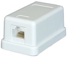 SKH1 - Cat6 Tool-less Surface Mount Socket, 1 Port