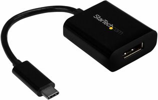 CDP2DP - USB-C Male to 4K DisplayPort Female Adaptor, Black