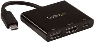 CDP2HDUACP - USB-C to 4K HDMI 30Hz & USB 3.0 Multifunction Adaptor with Power Delivery, Black