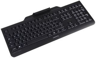 JK-A0100GB-2 - CHERRY KC 1000 SC Corded Smartcard Keyboard, Black