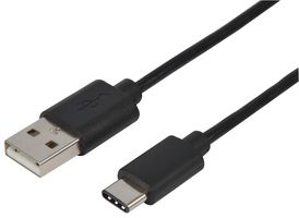 PSG91483 - USB-A Male to USB-C Male USB 2.0 Lead, 0.5m