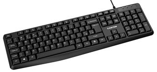 CNE-CKEY01-UK - Wired USB Keyboard, Black