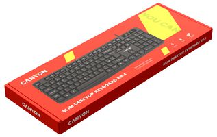 CNE-CKEY01-UK - Wired USB Keyboard, Black