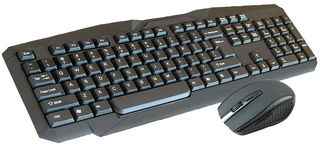X206 - Wireless Keyboard & Mouse Deskset, Black