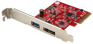 PEXUSB311A1E - 2 Port USB 3.1 10Gb/s and eSATA PCI-Ex Controller Card, 1x USB-A 1x eSATA