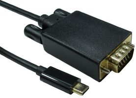 USB3C-VGA-5M - USB-C to VGA Male Lead, 5m 1080p 60Hz