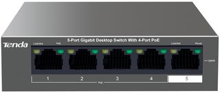TEG1105P-4-63W - 5 Port 10/100/1000Mbps Gigabit Desktop Switch with 4 Port PoE