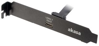 AK-CBUB37-50BK - USB 3.1 Gen 2 Type-C Internal Adaptor Cable with PCI Bracket, 0.5m
