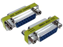 AD-112 - 15-Way D Female to Female Low Profile Gender Changer