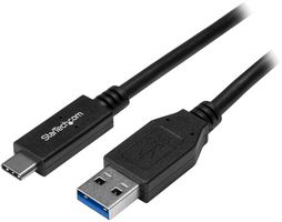 USB31AC1M - USB 3.1 Gen 2 (10Gb/s) USB-C to USB 3.1 A Plug Lead, 1m