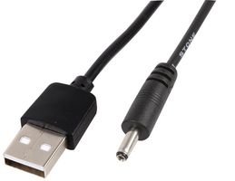 PSG91615 - USB 2.0 to Type M 1.3mm Barrel 5V DC Power Cable, 2m