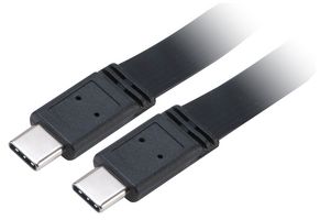 AK-CBUB46-10BK - Super Slim USB 3.1 Gen 2 (10Gb/s) Type-C Lead, 1m