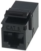 SACK4BK - Cat6 Unshielded Keystone Coupler, Black