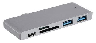 C-TC-USB3-5IN1-G - USB-C Multiport Hub & Card Reader, USB-C to 2x USB-A USB-C SD MicroSD