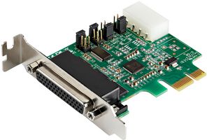 PEX4S953LP - 4 Port RS232 Serial PCI-Ex Adaptor Card with 16950 UART, Low Profile Bracket
