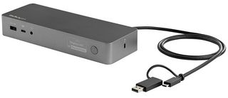 DK30C2DPEPUE - USB-A & USB-C Hybrid Dual Monitor Docking Station with 100W Power Delivery 3.0, HDMI DisplayPort