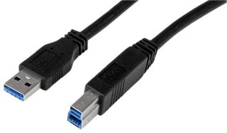 USB3CAB1M - USB 3.0 A Plug to B Plug Lead, 1m Black