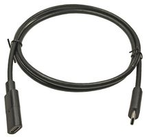 FCR72003 - USB-C Male to Female USB 3.1 Gen 1 Extension Lead, 1m Black
