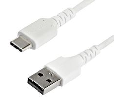 RUSB2AC2MW - Durable TPE USB-A Plug to USB-C Plug USB 2.0 Lead, 2m White