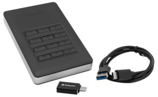53401 - Store 'n' Go Secure Portable HDD with Keypad Access 1TB, Black