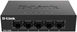 DGS-105GL/B - 5 Port Gigabit Unmanaged Desktop Switch
