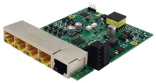 SW-125 - 5 Port Industrial Unmanaged PoE+ Fast Ethernet Switch, Embedded