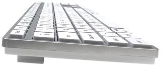 KYBAC301-USBCMAC - Full Size USB-C Multimedia Keyboard for Mac, Silver / White