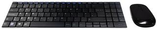 KYB-MINIMUSX-RFB - Minimus X Slim Wireless Keyboard & Mouse Set, Black