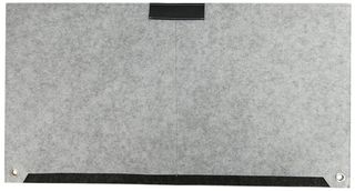 ACC-MAT-A03-LRGY - Felt Desk Mat with Pen & Paper Compartment, Light Grey