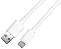 NLMOB-921 - USB-A Plug to USB-C Plug USB 3.0 5Gbps Lead, 1m White