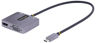 122-USBC-HDMI-4K-VGA - USB-C to 4K HDMI / VGA Adaptor with Audio & Power Delivery